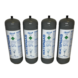 4 X 1,300 g FOOD-GRADE CO2 DISPOSABLE CYLINDERS FOR CARBONATORS WITH M11x1 CONNECTION