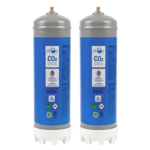 2x FOOD-GRADE CO2 CYLINDERS 1,300 g DISPOSABLE FOR CARBONATOR M11x1 CONNECTION (Copia) (Copia) (Copia) (Copia) (Copia)