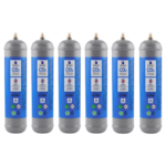 2x FOOD-GRADE CO2 CYLINDERS 1,300 g DISPOSABLE FOR CARBONATOR M11x1 CONNECTION (Copia) (Copia) (Copia) (Copia)